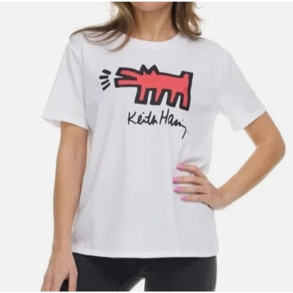NEW Keith Haring Women's L Graphic T-Shirt Short sleeve - Picture 1 of 8